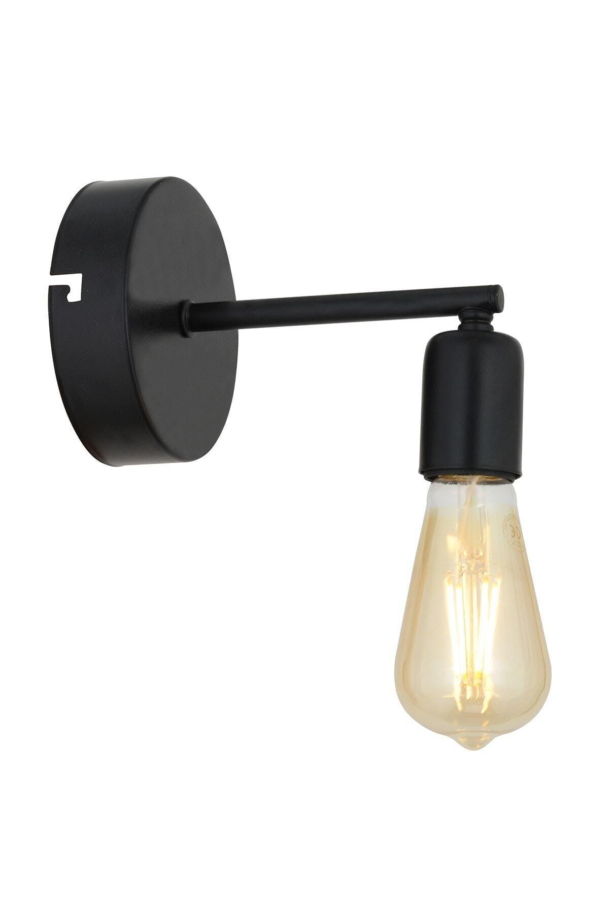 Binay Black Painted Wall Lamp Bedroom-Bed Headboard-Bathroom Retro Sconce - Swordslife