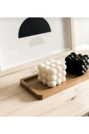 Black And White Color Scented Bubble Candle