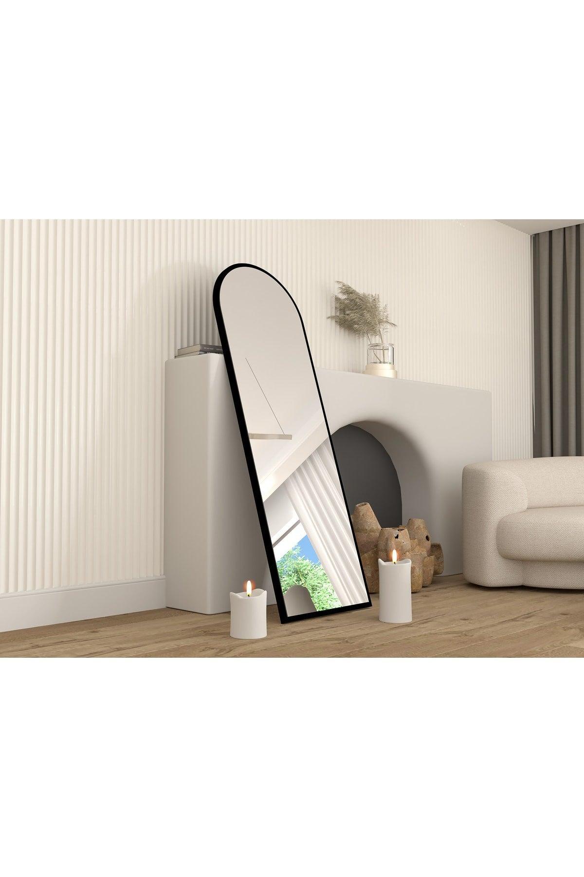 Black Decorative Full Length Mirror 150x50cm - Swordslife