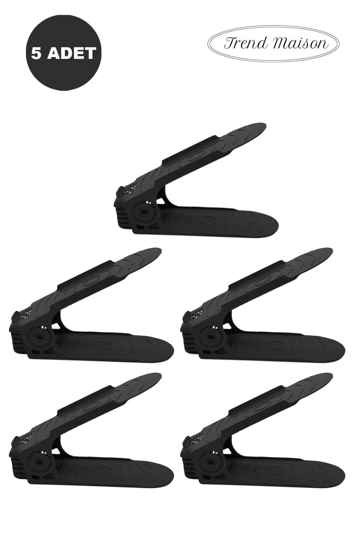 Black Height Adjustable Shoe Ramp 5 Pieces - Swordslife