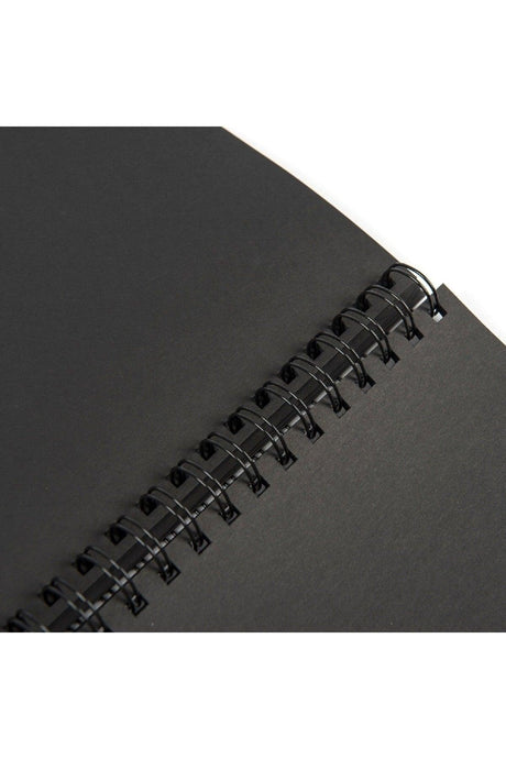 Black Leaf Quality Spiral Notebook 50