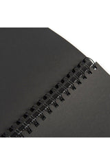 Black Leaf Quality Spiral Notebook 50