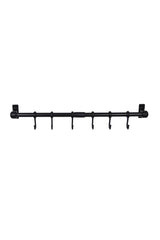 Black Metal Ergonomic Hanger Kitchen And Bathroom Hanger - Swordslife