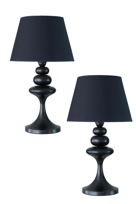 Black Plated Balance Modern Metal Lampshade Black Headboard (two Pieces) - Swordslife