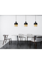 Black Rustic Metal Single Decorative Pendant Chandelier - Swordslife