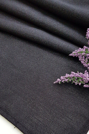 Black Glitter Linen Runner - Swordslife