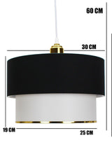 Black Single Deco Pendant Lamp Chandelier - Swordslife