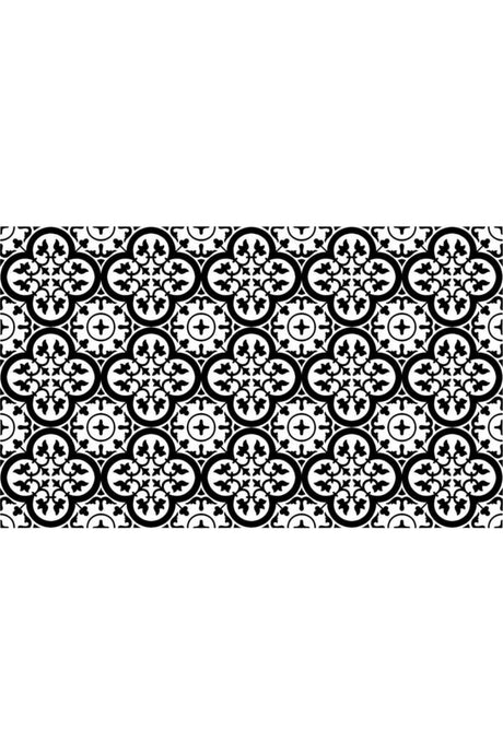 Black and White Floor Covering Foil Code 2 - Swordslife