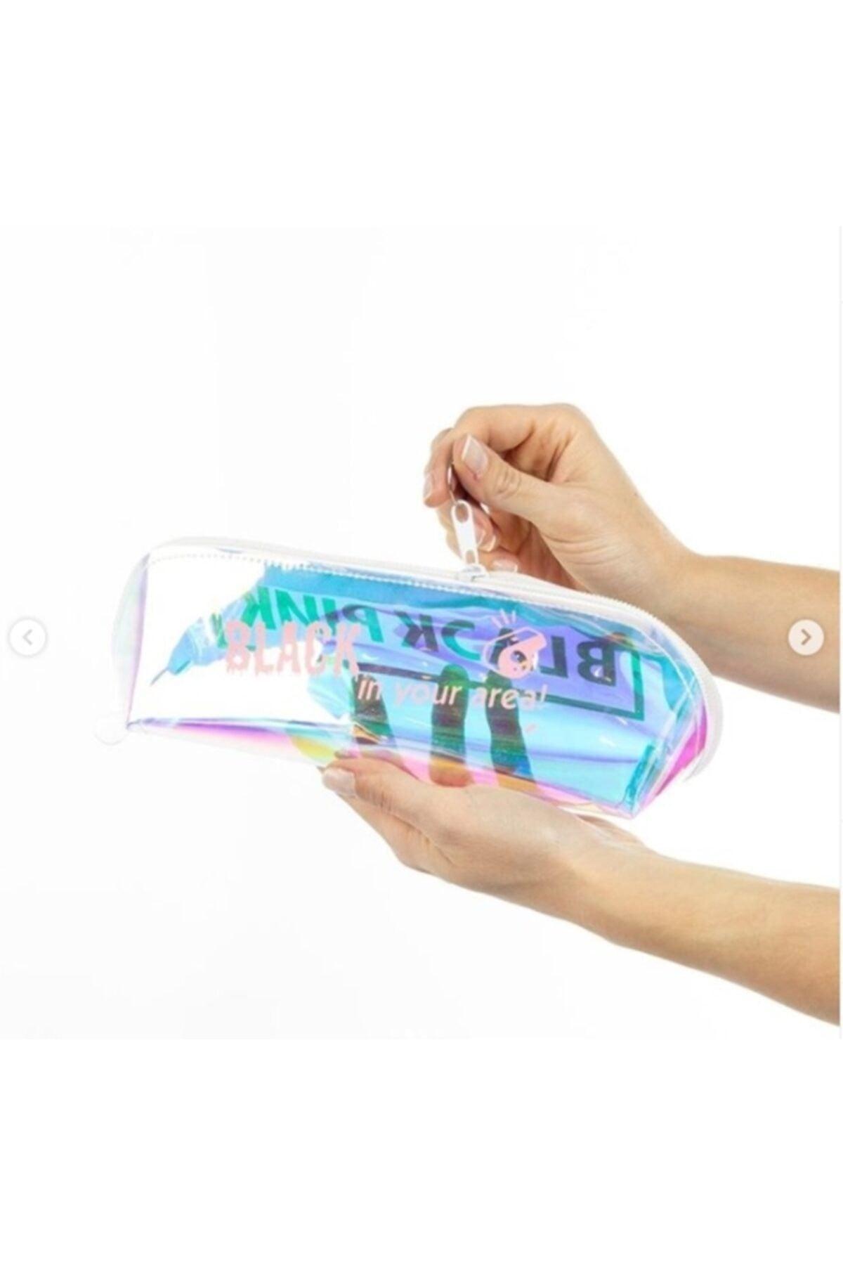 Blackpink Light Pink Printed Hologram Transparent