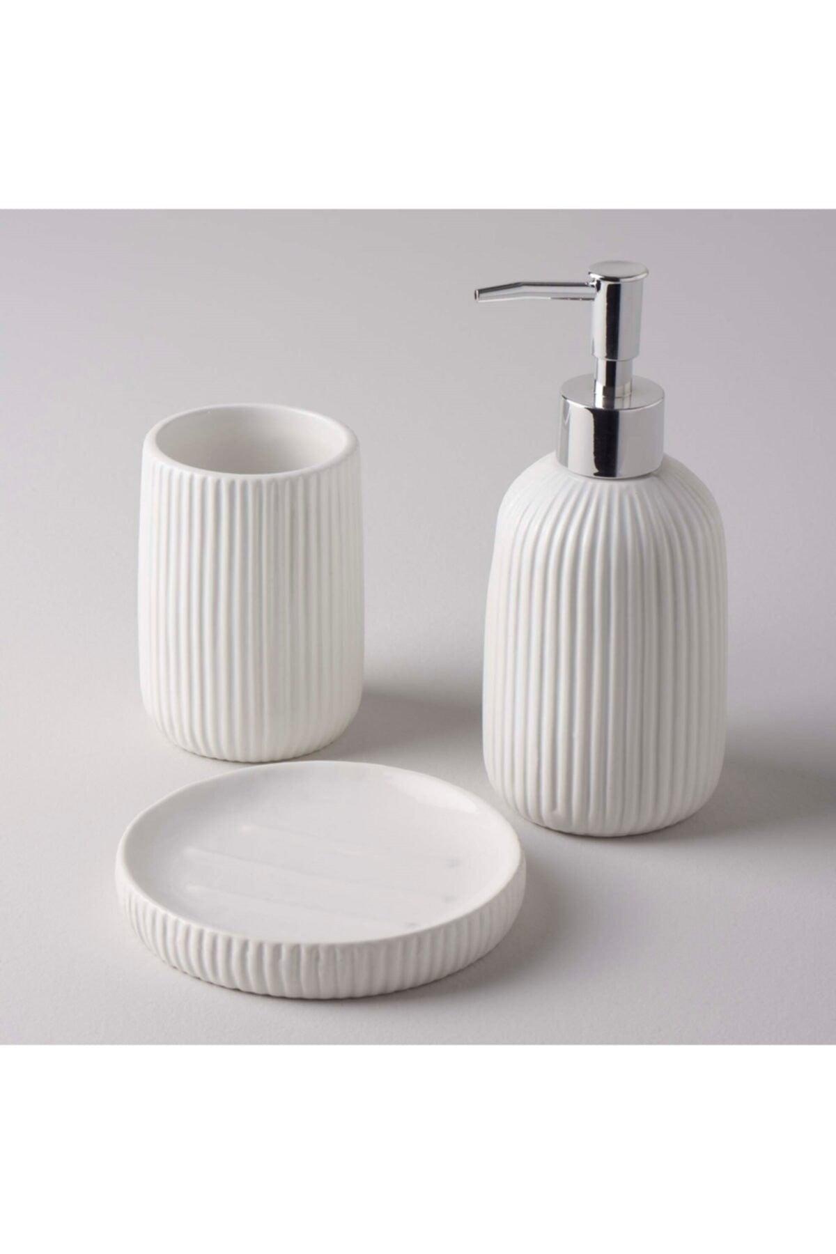 Blanc 3 Pcs Bathroom Set - Swordslife