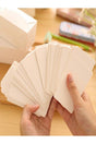 Blank White Word Cards Sticker - 5.5x8.5cm
