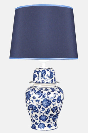 Bleu Blanc Shah Vase Lampshade Lotus Blue - Swordslife