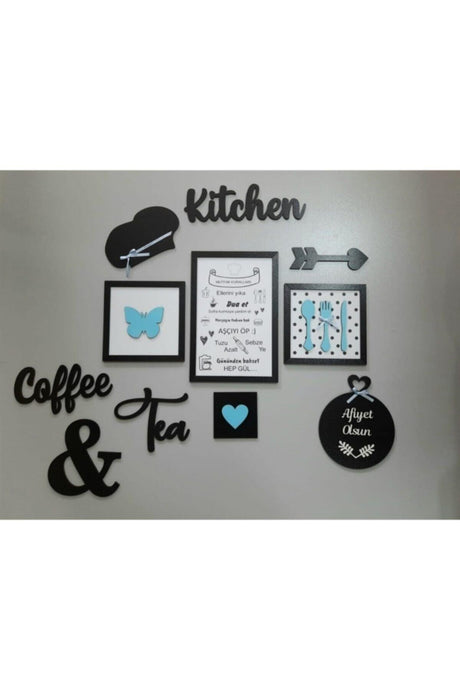 Blue 11 Piece Kitchen Board Set Kitchen Coffee Tea Kitchen Rules Kitchen Decor - Swordslife