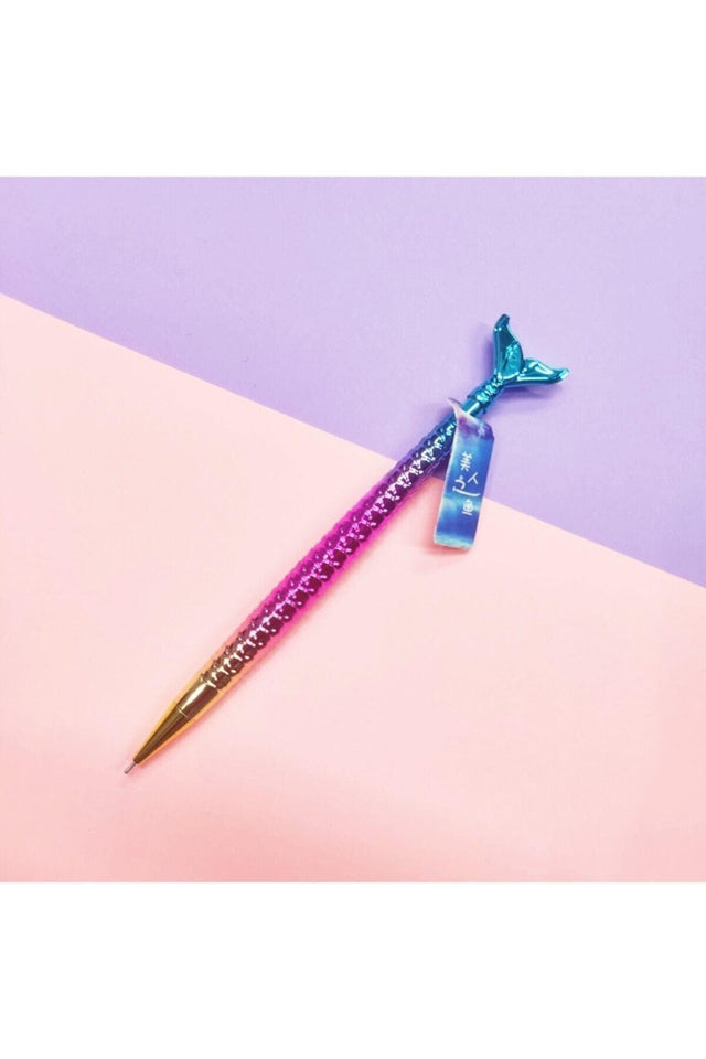 Blue Fishtail Mermaid Pen 0.7