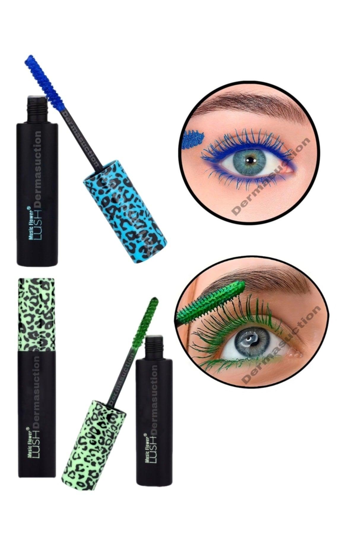 Blue-green Mascara Double Set