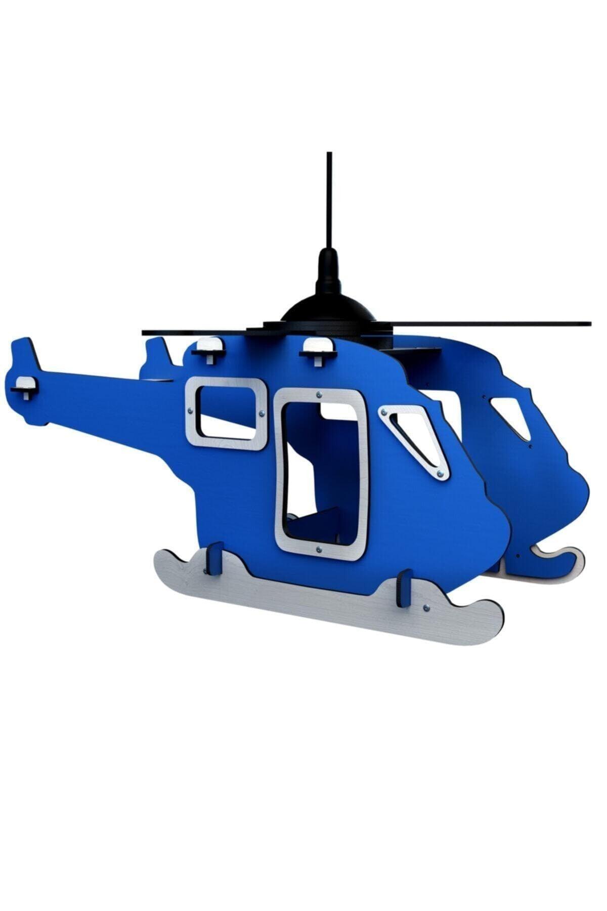 Blue Helicopter Kids Room Baby Room Chandelier Pendant Lamp Child Gift - Swordslife