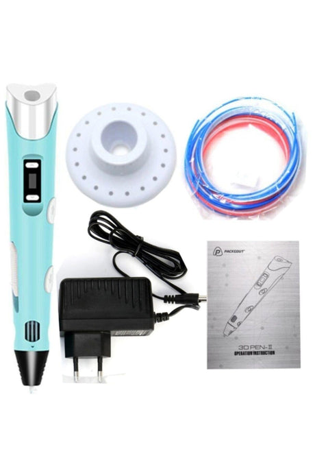 Blue Pen Printer+25 Colors 25 Meters