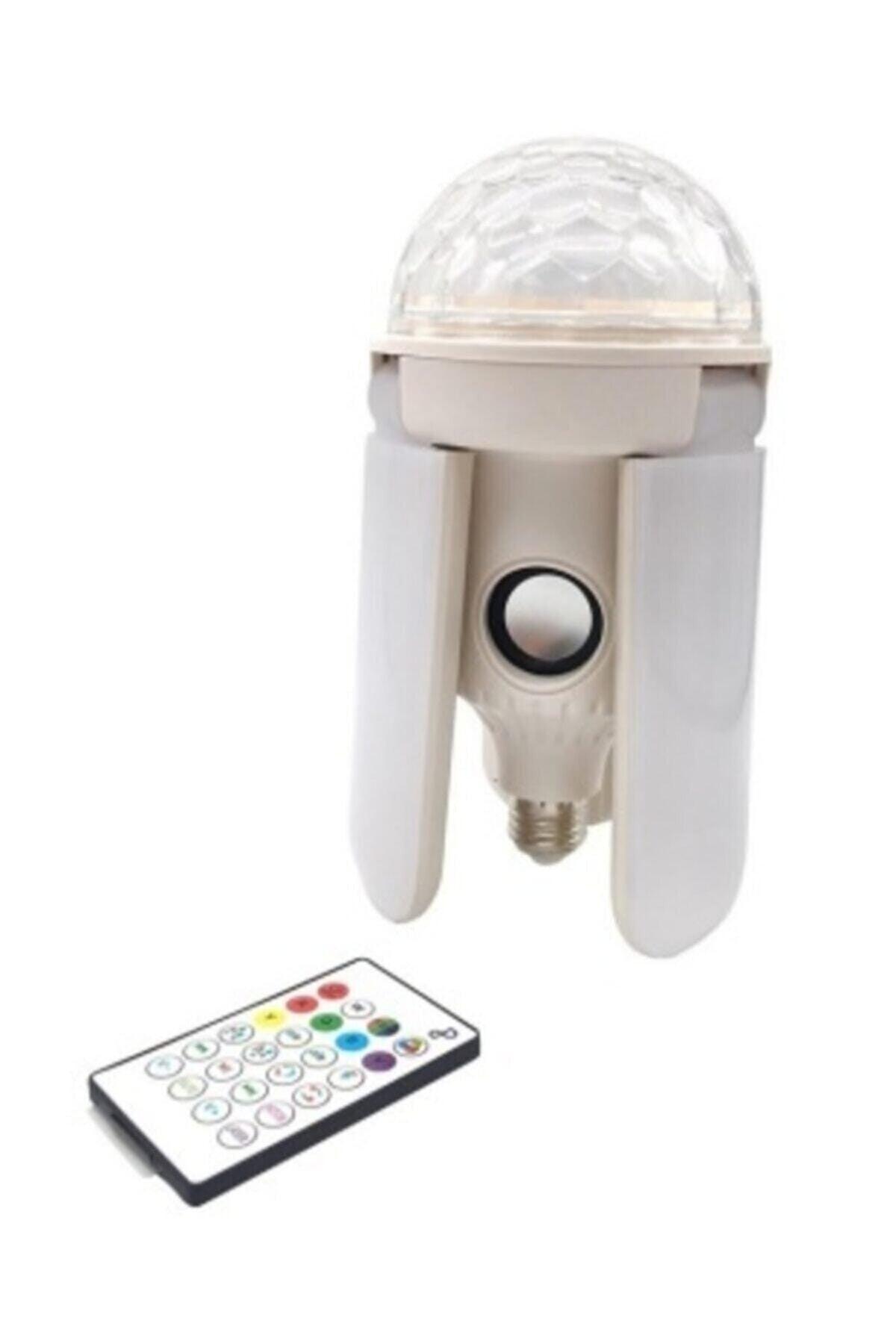 Bluetooth Speaker Disco Ball RGB Led Light