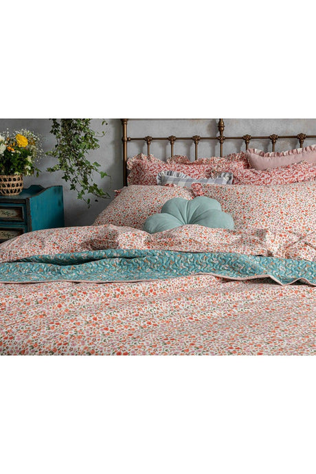 Floweret Cotton King Size Duvet Cover Set