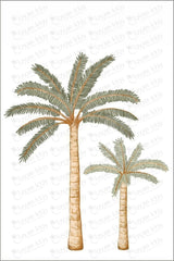 Bohemian Palm Tree Wall Sticker - Swordslife