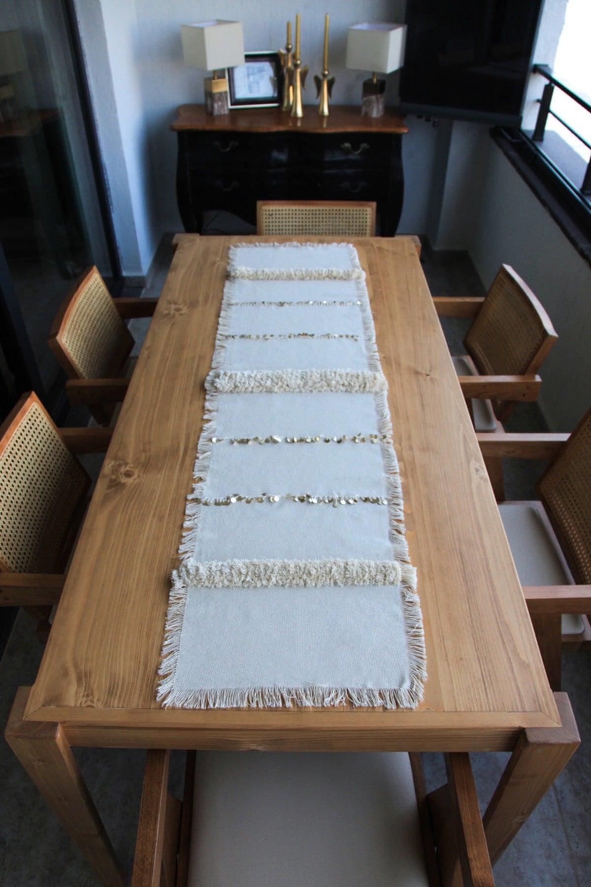 Boho Runner Decorative Handmade Punch Gold Stamp Table Presentation Bohemart - Swordslife