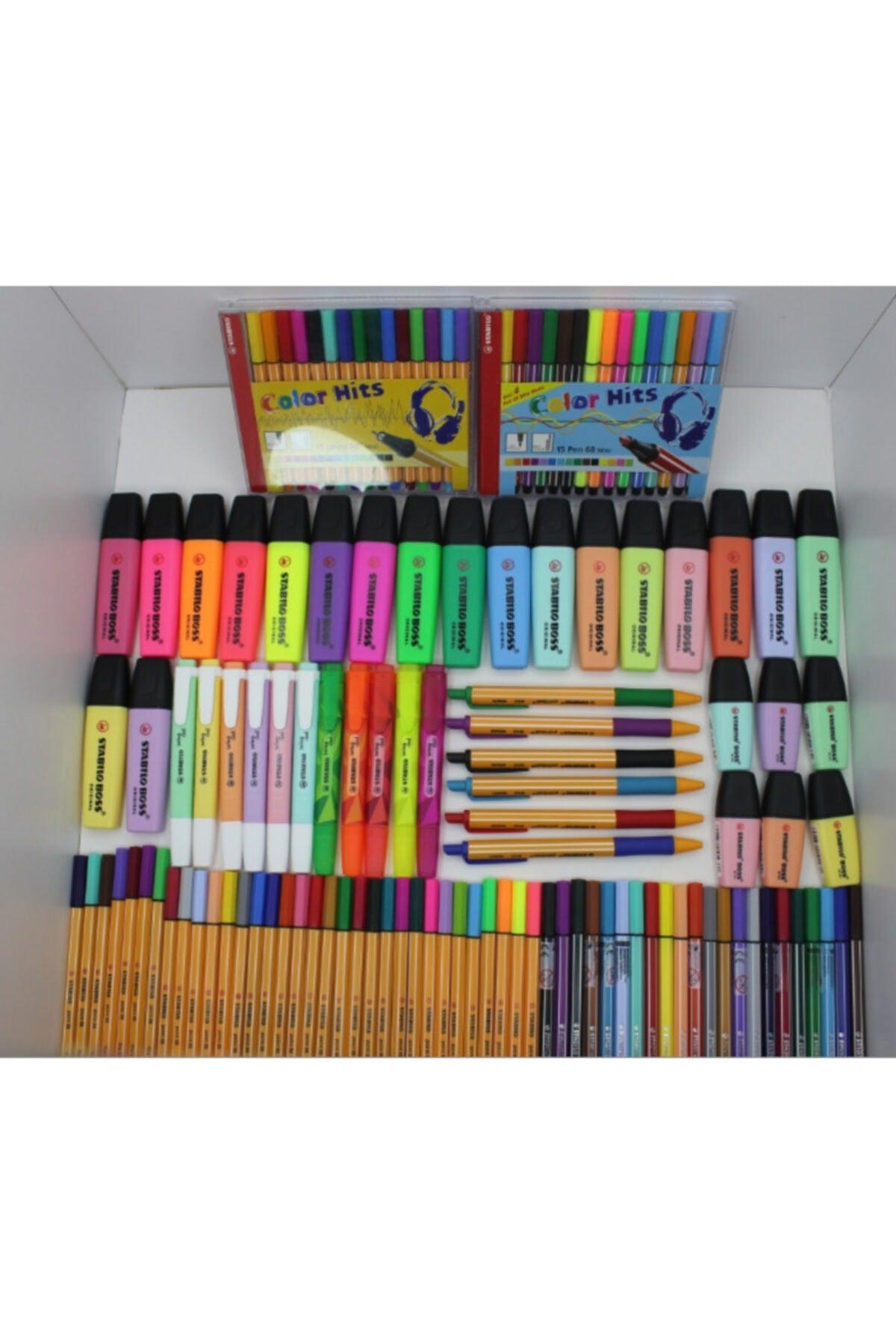 Boss Highlighter Felt Pen 127pcs