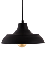 Bow Rolled Black Gold Single Pendant Lamp Chandelier - Çakır Chandelier - Swordslife