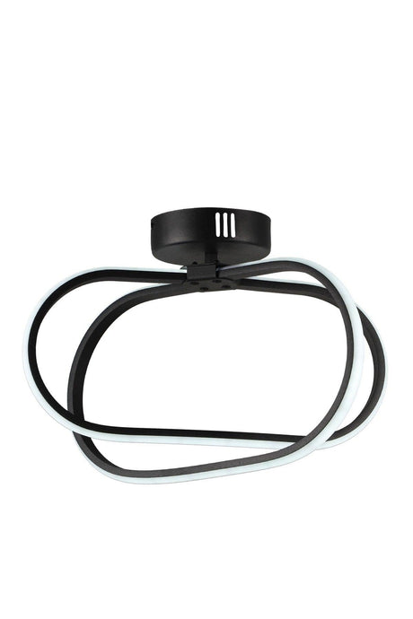 Lodge 3 Color Led Ceiling Mount Chandelier Black - Swordslife