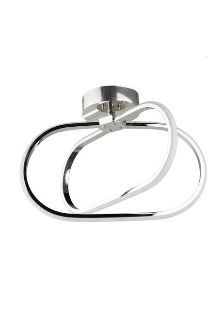 Loca 3 Color Led Ceiling Mount Chandelier Chrome - Swordslife