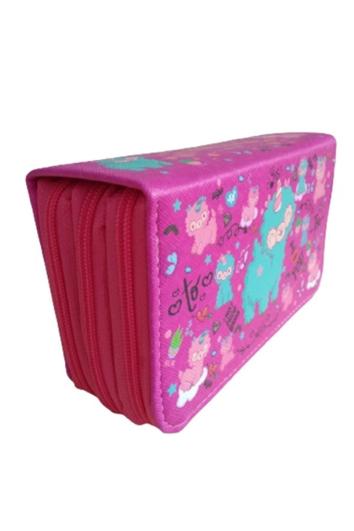 Box Pencil Case Lamacorn Kawaii Pattern