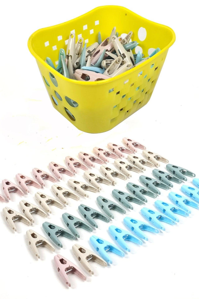 Boxed Pegs Set, 40 Pcs. Laundry Pegs and Latch Box Color Dh007 - Swordslife