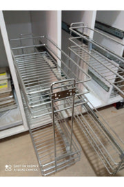 11 Unit Module with Brake, Side Telescopic Rail Kitchen Under Cabinet Bottle Holder (OILBOARD) - Swordslife