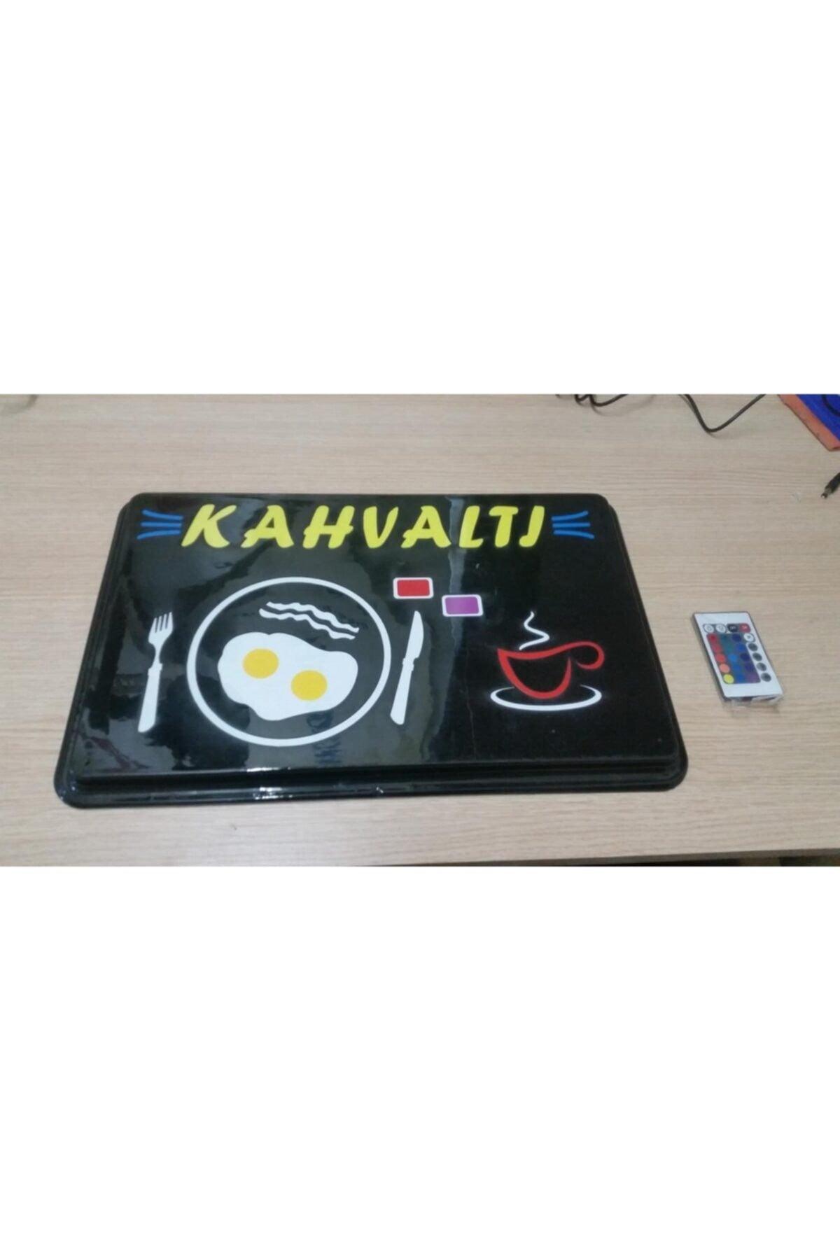 Breakfast Led Signage 47x30 Cm 16 Colors With Remote