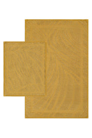 Breeze Natural Cotton 2 Piece Bathroom Rug Set - Swordslife