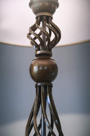 – Bronze Floor Lamp Modern .Head Color is Mataro Mink - Swordslife