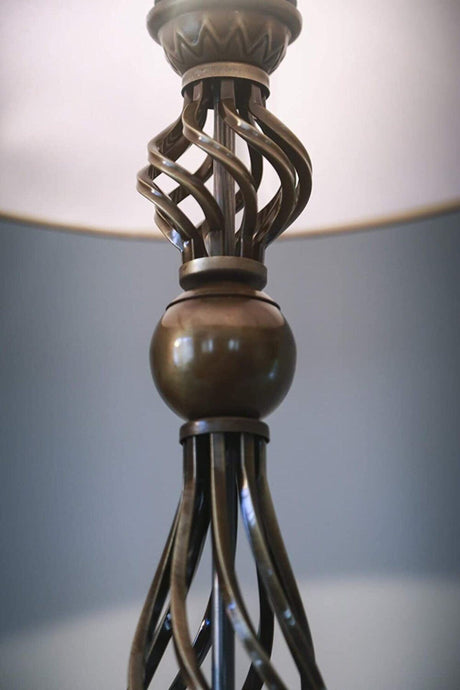 – Bronze Floor Lamp Modern .Head Color is Mataro Mink - Swordslife