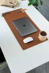 Brown Table Mat- Laptop Pad - Desk Mat