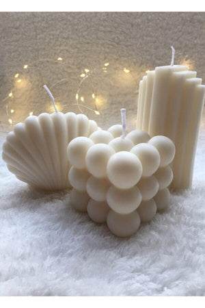 Bubble Candle Triple Design Decorative Candle - Swordslife