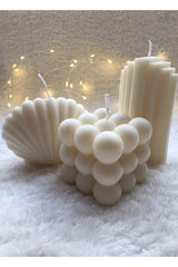 Bubble Candle Triple Design Decorative Candle - Swordslife