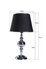 Buffet Lampshade Silver Black - Swordslife