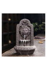 Censer Backflow Mystical Waterfall Incense Holder Lion Model - Swordslife