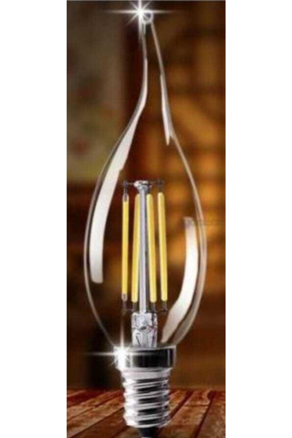 Bulb 4w E14 Curved Candle 3000k Led Daylight