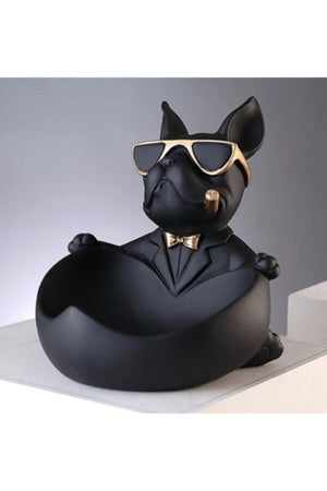Bulldog Dog Decorative Sculpture Trinket Presentation Office Trinket - Swordslife