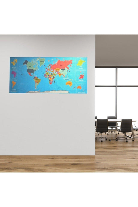 Color atlas World map Magnetic