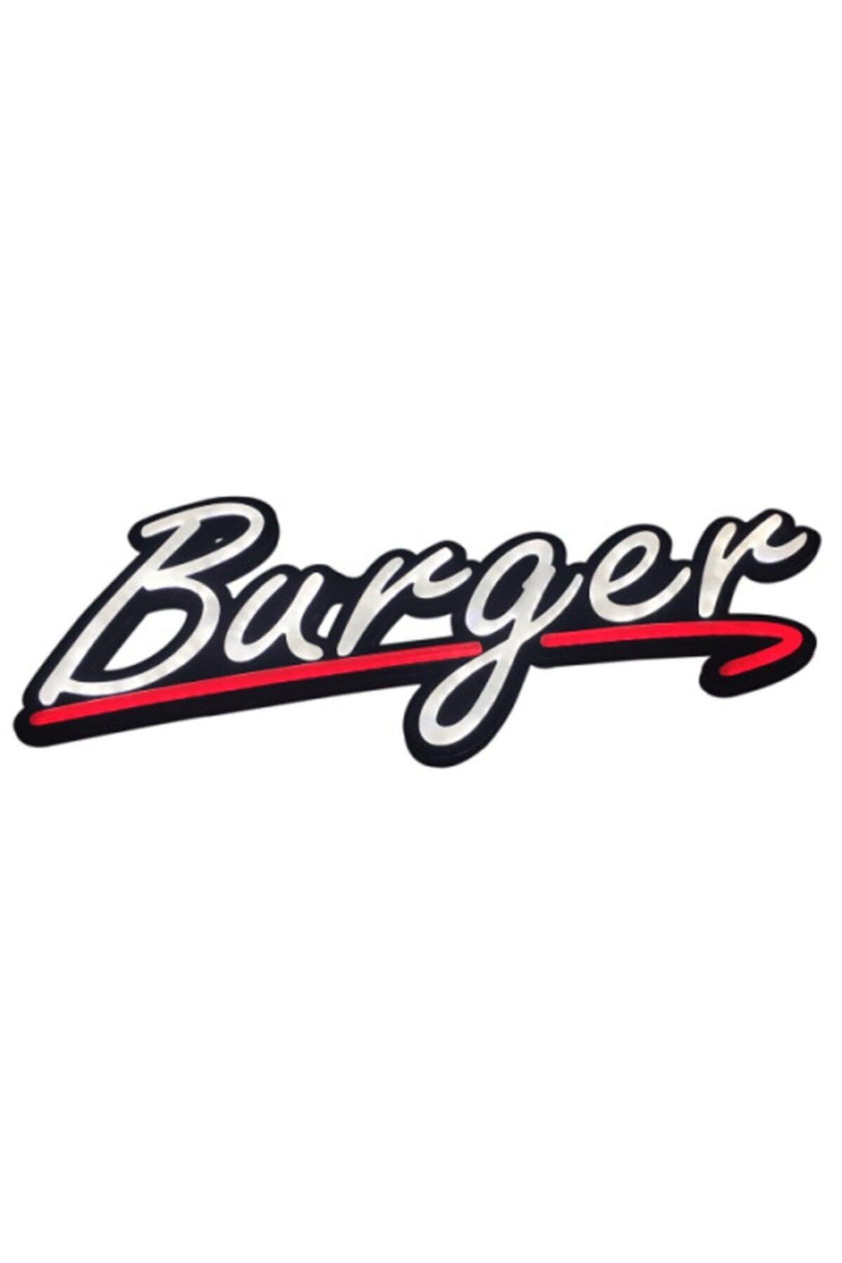 Burger Leon Led Sign Illuminated 40x88cm