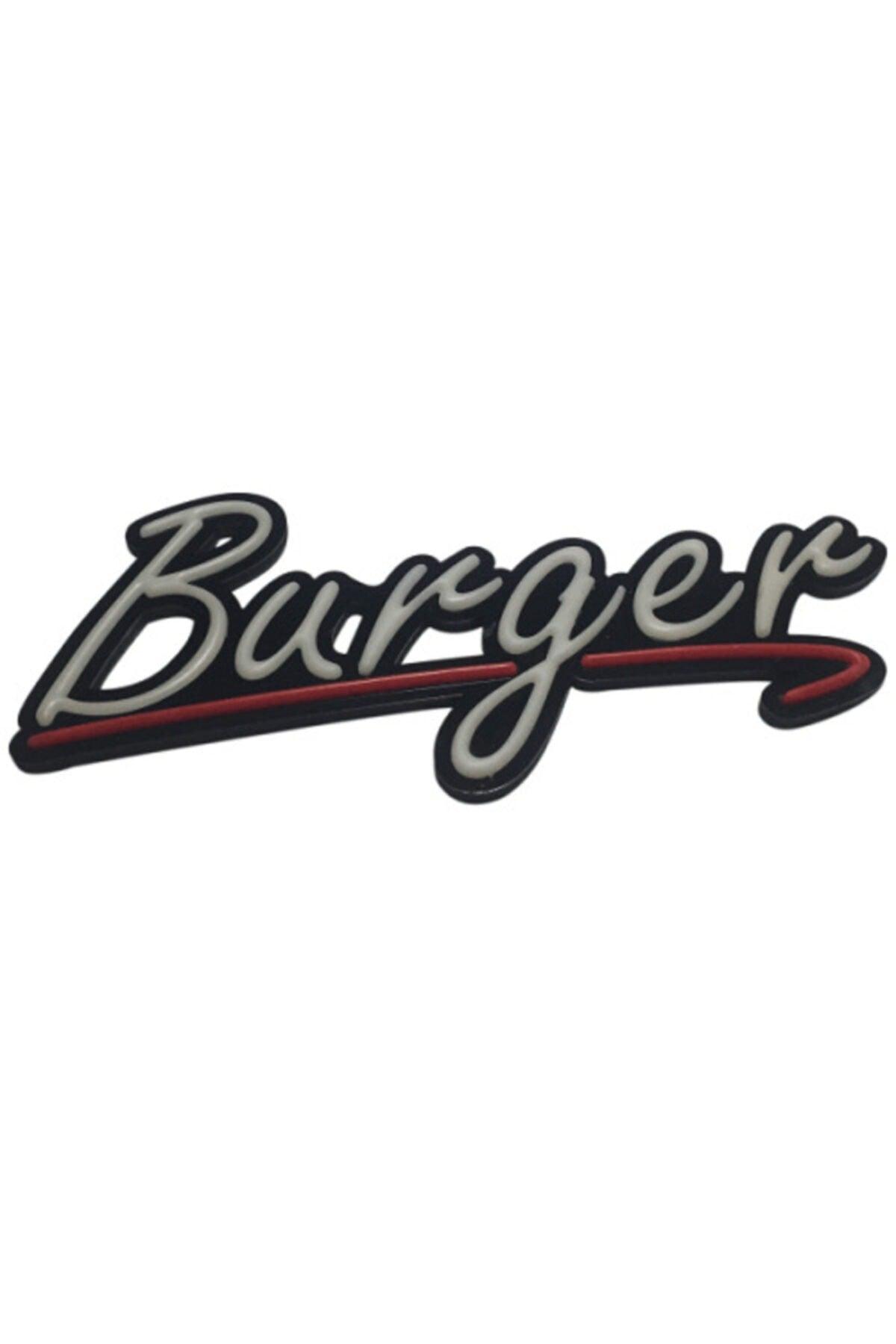 Burger Leon Led Sign Illuminated 40x88cm