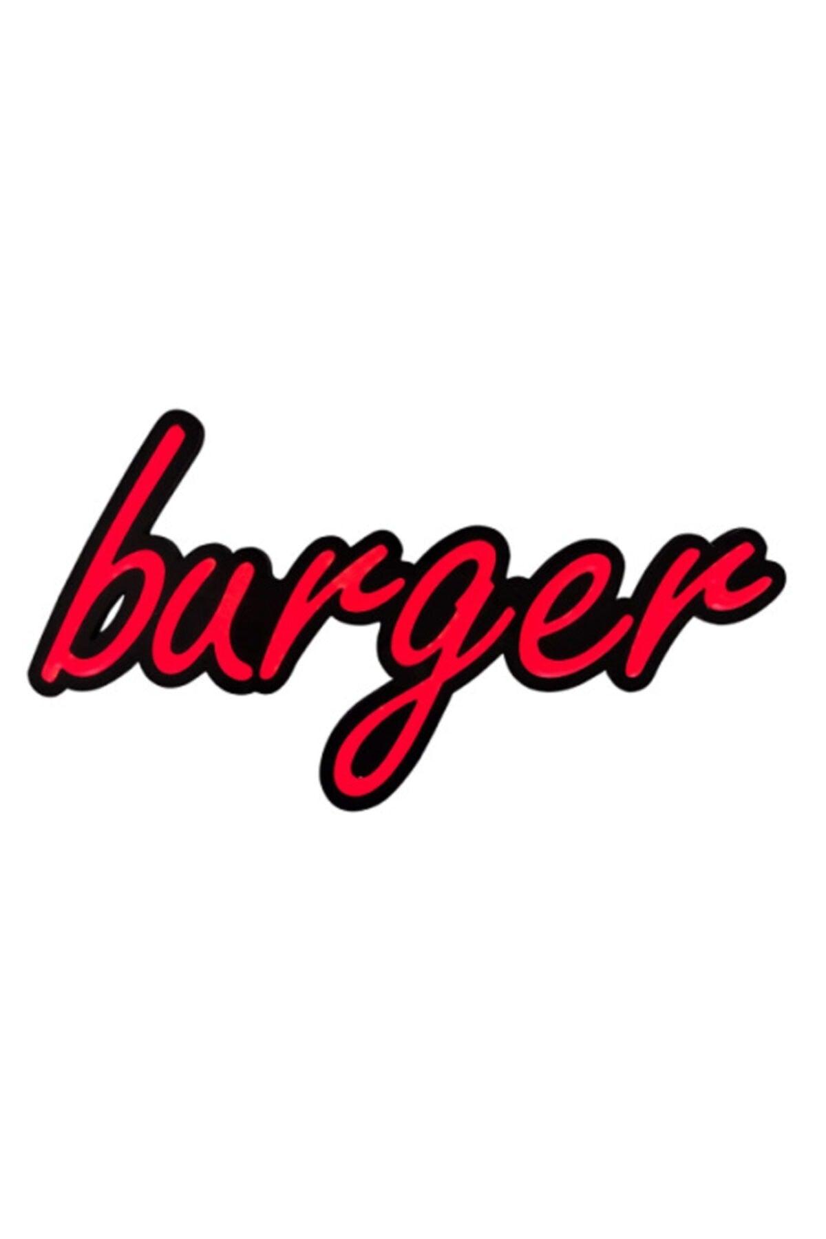 Burger Leon Led Sign Illuminated 41x81cm