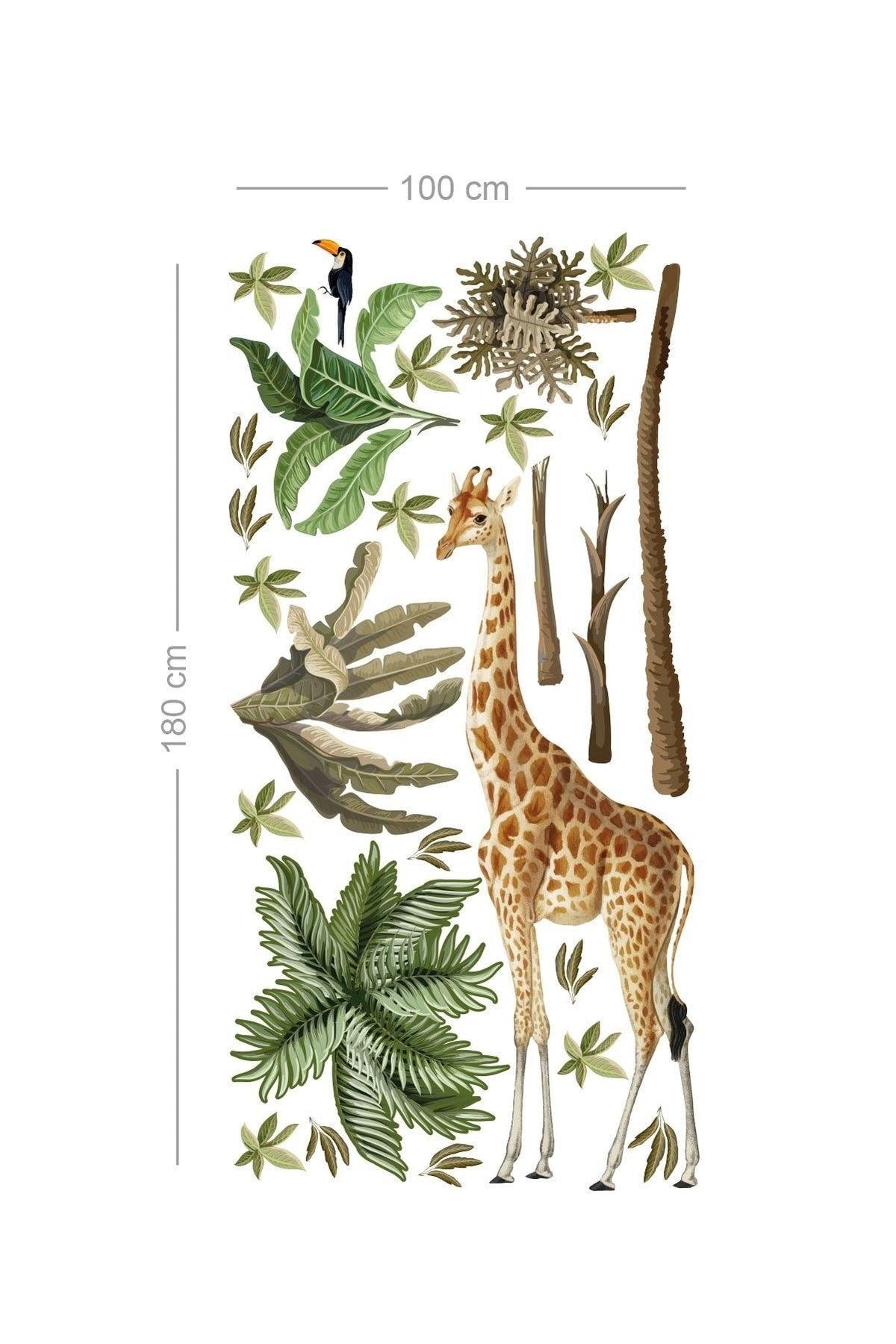 Big Size Safari Life Kids Room Wall Sticker - Swordslife