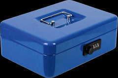 Blue Combination Lock Cash Box with 180 mm Height