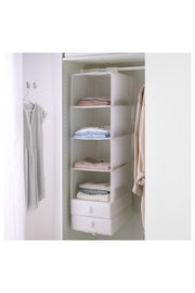 Cabinet Shelf with Hanging Organizer Compartment Ikea A Quality 35x125cm Fabric: 100% Polyester White - Swordslife
